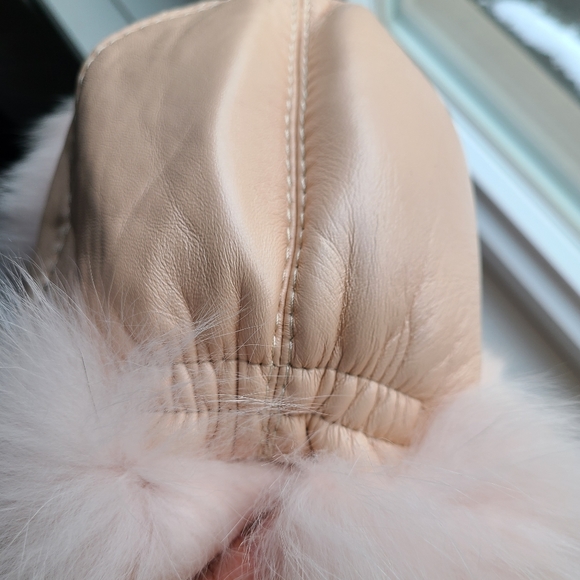 Real fur kids winter hat - Picture 5 of 9